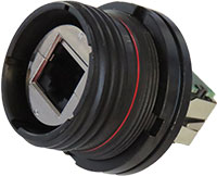 Уменьшенный фланец Amphenol PCD RJF TV6 Изображение RJF TV6 с уменьшенным фланцем от Amphenol PCD