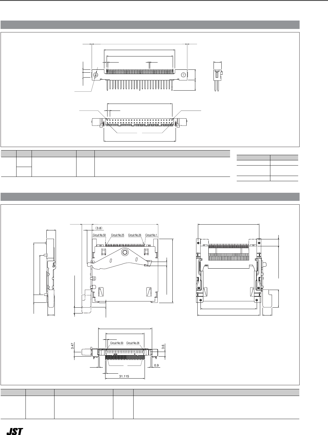 CF CARD Connector MA Type Datasheet by JST Sales America Inc. DigiKey Electronics